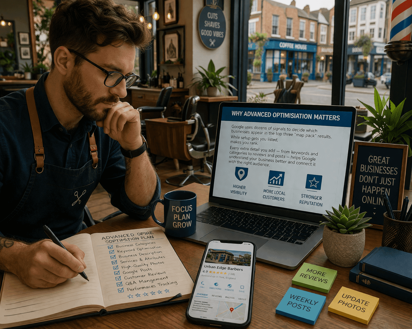Focused on business growth planning(1)