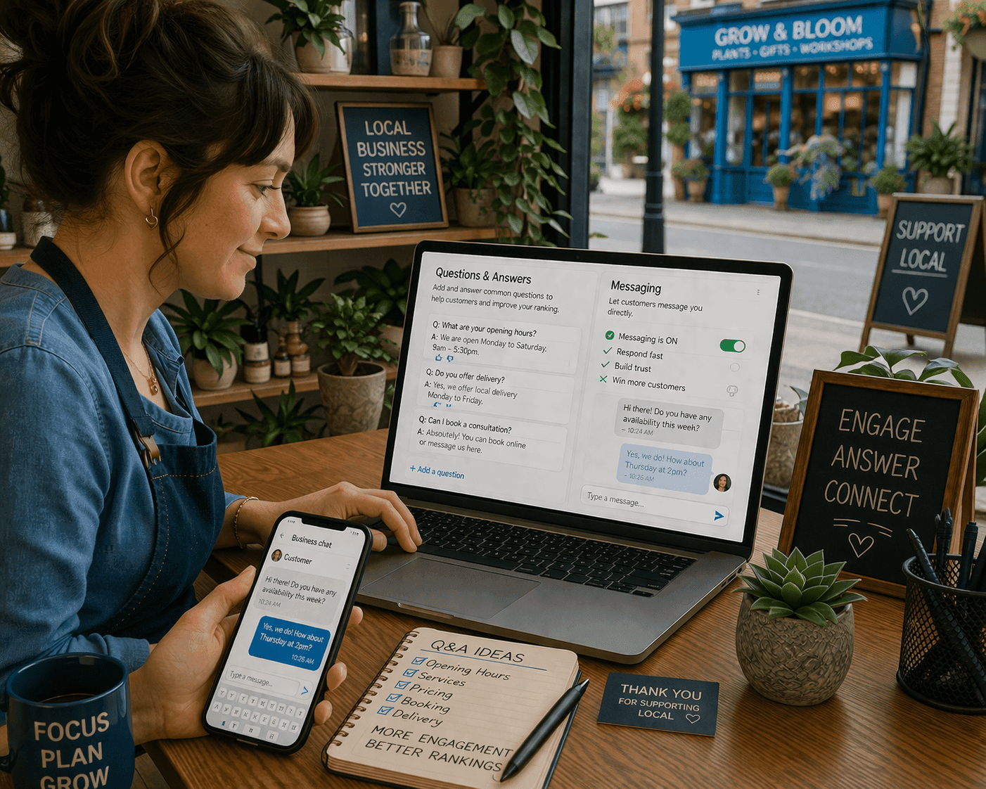 Supporting local growth in action